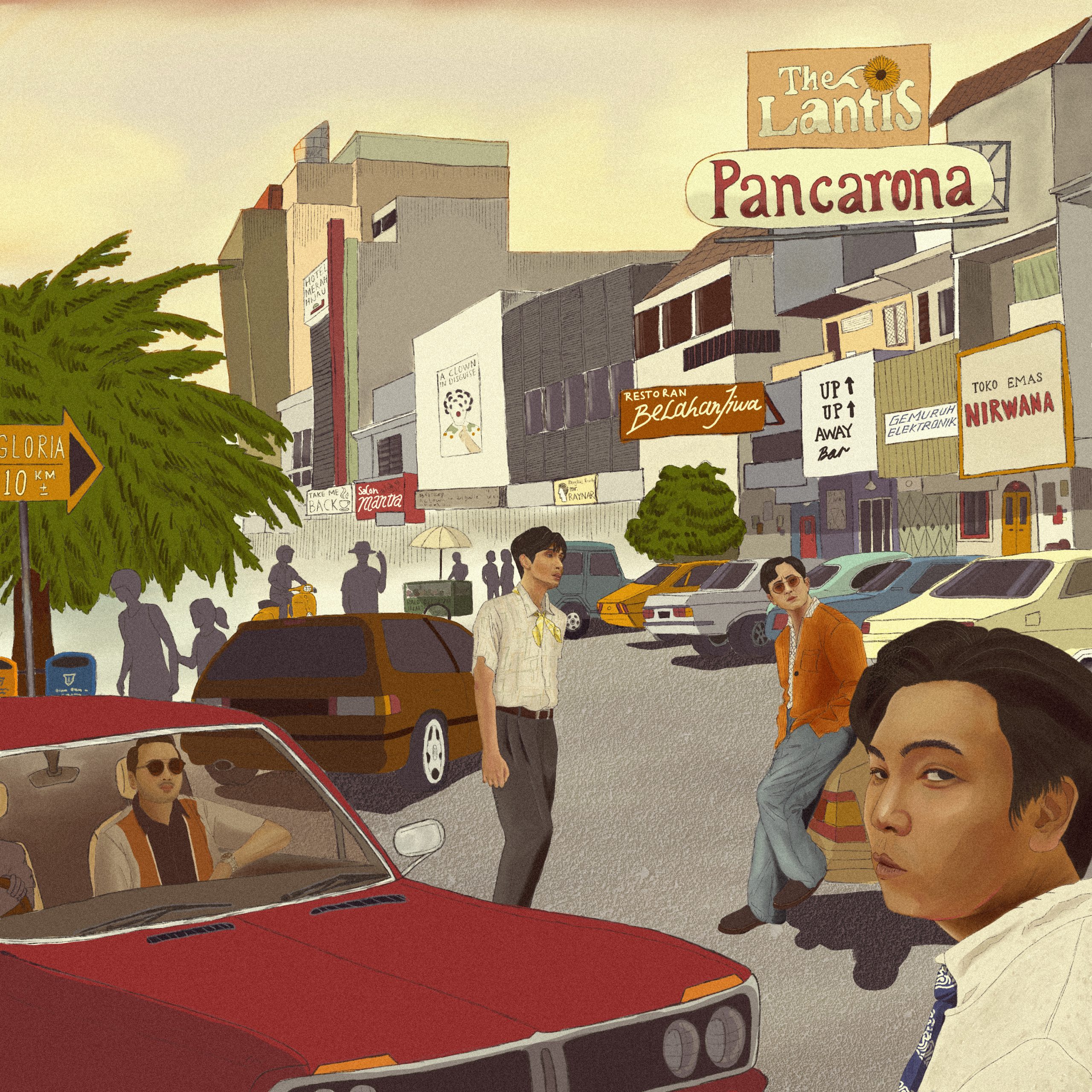 Artwork album 'Pancarona' - The Lantis ( foto : istimewa )