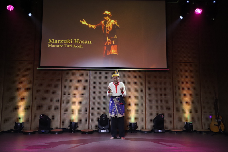 Maestro seni Tradisional Aceh Marzuki Hasan ( foto : istimewa )