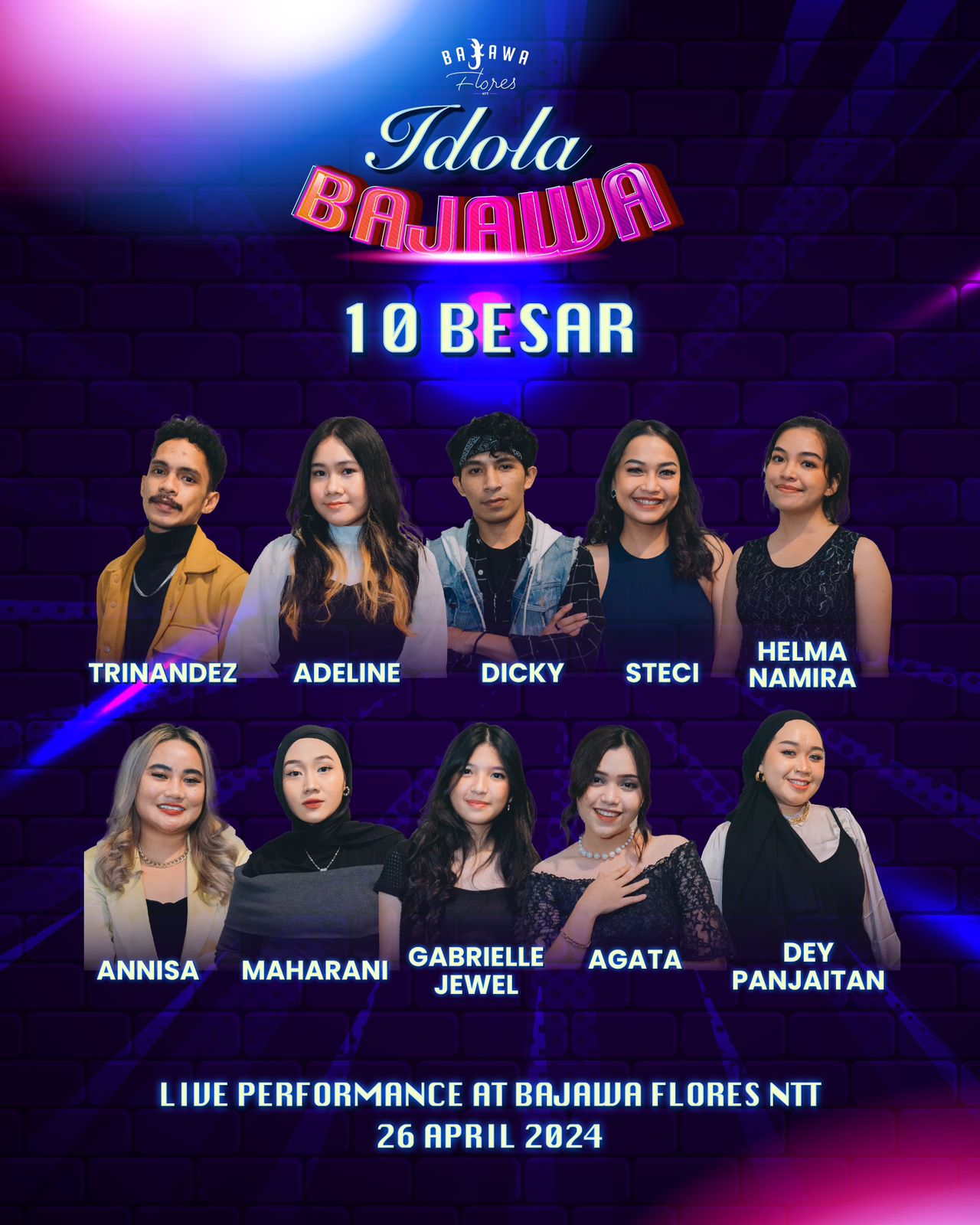 Para peserta 'Idola Bajawa' ( foto : istimewa )