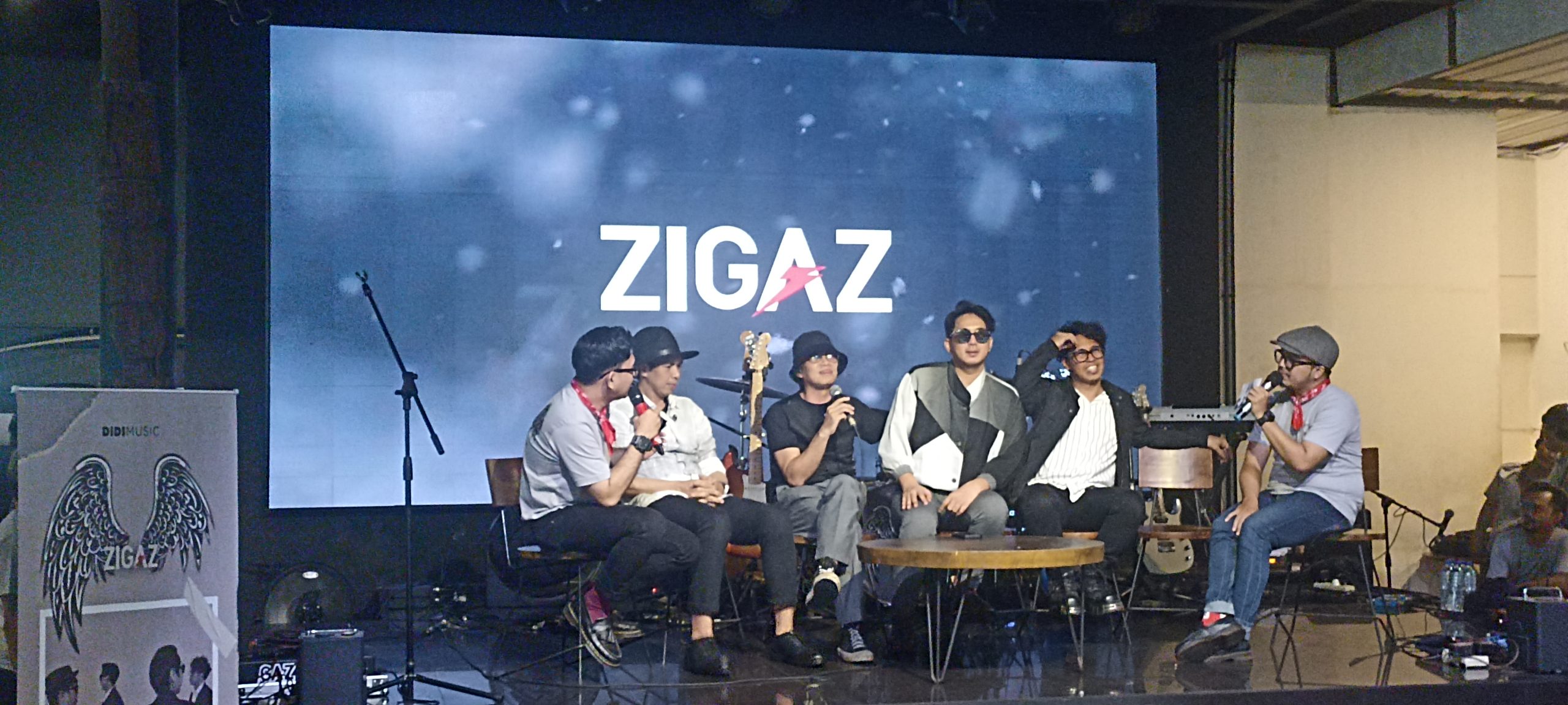 Konferensi pers launching single "Sayap Patah" - Zigaz ( foto : QB )