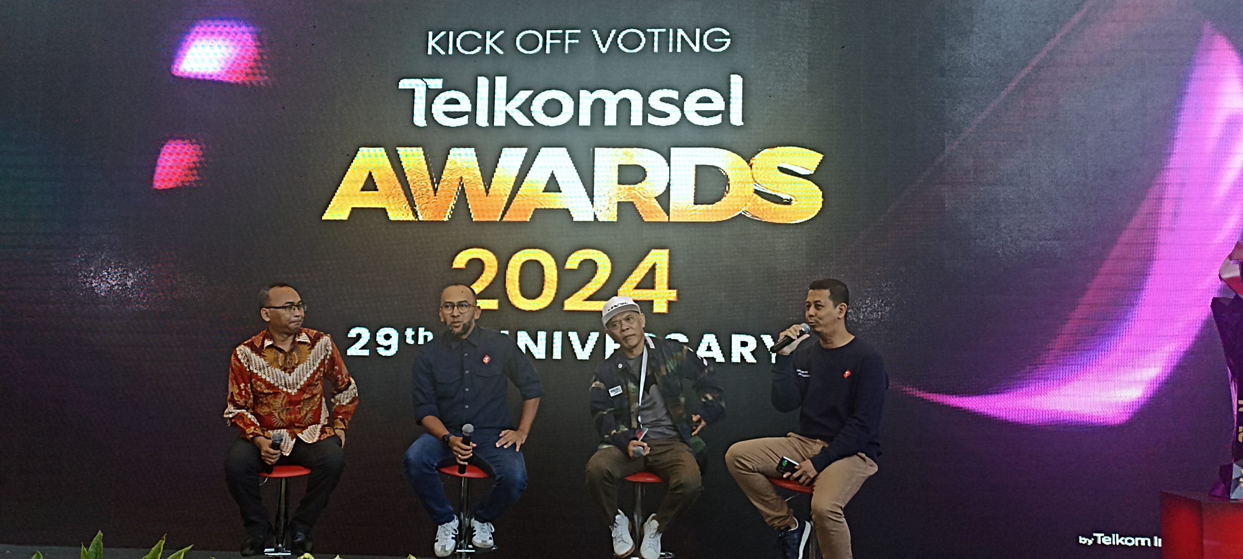 Konferensi pers Telkomsel Awards 2024 ( foto : QB )