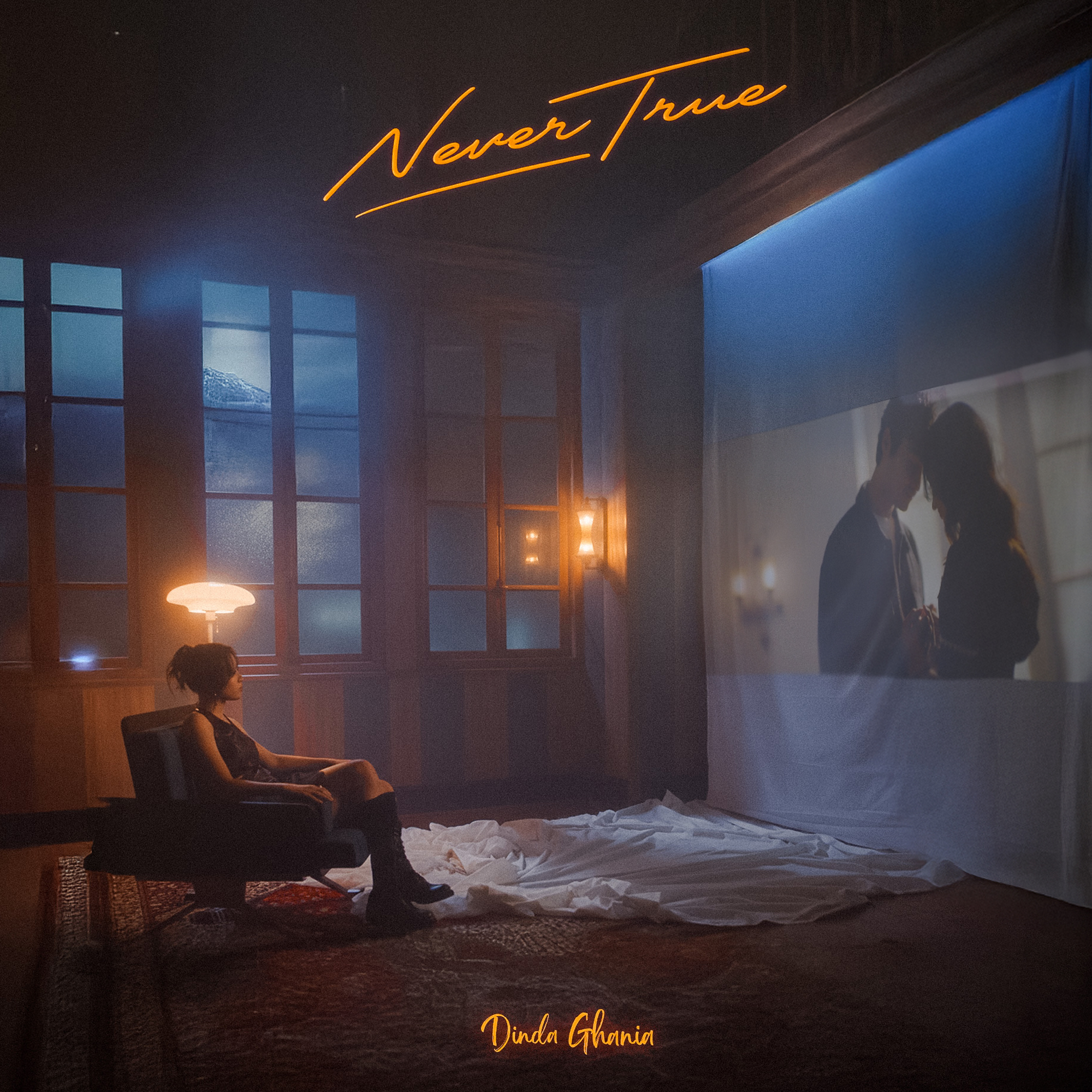 Artwork single "Never True" - Dindha Gania ( foto : istimewa )